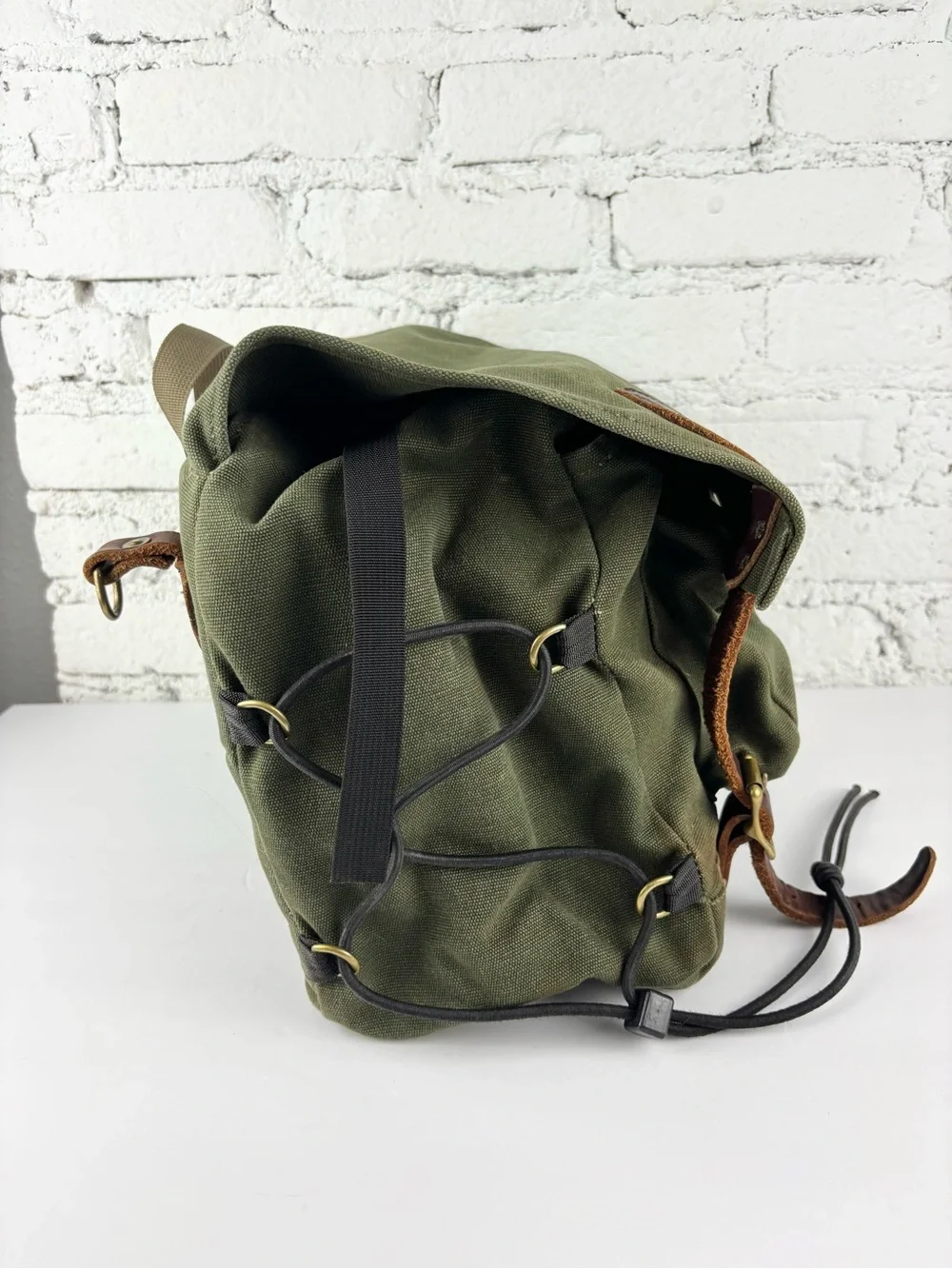 Vintage Duluth Front Portage Pack Olive Canvas Bag